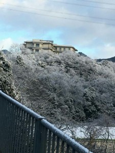 雪景色ほんのり