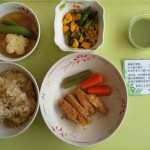 抹茶牛乳寒天　ブログ用①